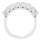 14K White 1 3/4 CTW Natural Diamond Anniversary Band