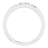 Platinum 1/3 CTW Natural Diamond Anniversary Band