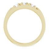 14K Yellow 3/4 CTW Natural Diamond Anniversary Band