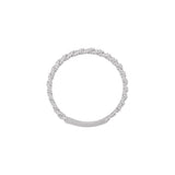 14K X1 White 2 mm Twisted Rope Band