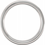 Tungsten 6 mm Flat Satin Band Size 10.5