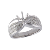 14KT Gold Semi-Mount Engagement Ring