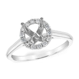 14KT Gold Semi-Mount Engagement Ring