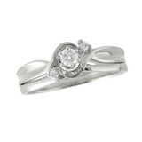 14KT Gold Two-Piece Wedding Set