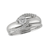 14KT Gold Two-Piece Diamond Wedding Set