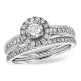 14KT Gold Two-Piece Wedding Set