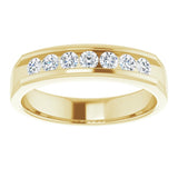 14K Yellow 1/2 CTW Natural Diamond Band
