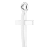 Sterling Silver Cross 18" Necklace