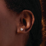 14K Rose 3/4 CTW Natural Diamond Stud Earrings