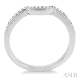 1/4 ctw Round Cut Diamond Wedding Band in 14K White Gold