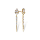 14KT Gold Diamond Earrings