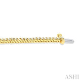 1 Ctw Round Cut Diamond Tennis Bracelet in 14K Yellow Gold
