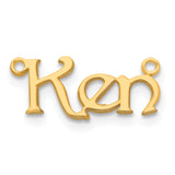 14K Bouquet Font Name Plate