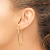 14k 1.5mm Polished Round Endless Hoop Earrings