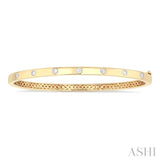 .40CTRDDM SINGLE STONE BANGLE YG 14K-G*