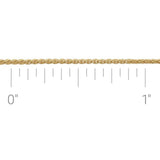 14K Yellow Gold-Filled 1.5 mm Wheat Chain by the Inch