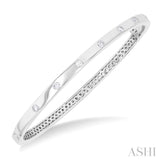 .40CTRDDM SINGLE STONE BANGLE WG 14K-G*