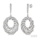 1.00CTRDDM SWIRL ER WG 14K-G*