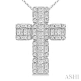 1.00CTRD&BGDM CROSS FUSION PDWG14K-H+CH*