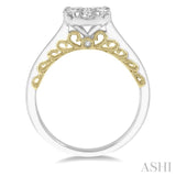 Oval Shape Lovebright Essential Diamond Engagement Ring