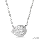 Pear Shape Lovebright Essential Diamond Necklace