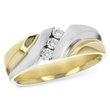 14Kt Gold Mens Wedding Ring